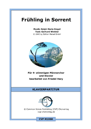Chornoten für Männerchor: Frühling in Sorrent 