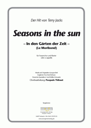 Chornoten für Frauenchor: Seasons in the sun 