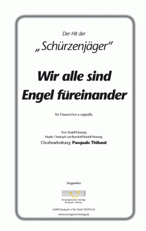 Chornoten für Frauenchor: Wir alle sind Engel füreinander 