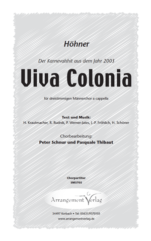 Chornoten für Frauenchor: Viva Colonia 