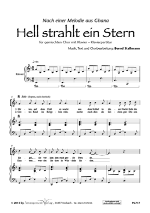 Chornoten: Hell strahlt ein Stern 