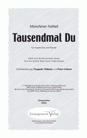 Chornoten für Frauenchor: 1000mal Du 