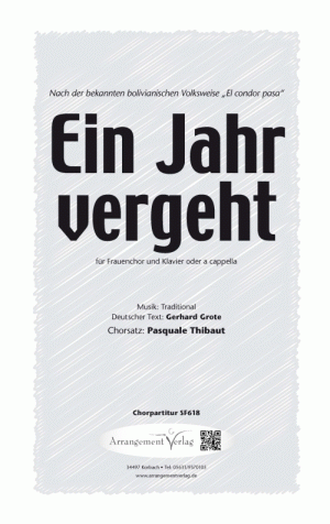 Chornoten: Ein Jahr vergeht (nach „El Condor Pasa“)