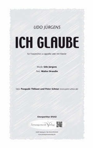 Chornoten für Frauenchor: Ich glaube 