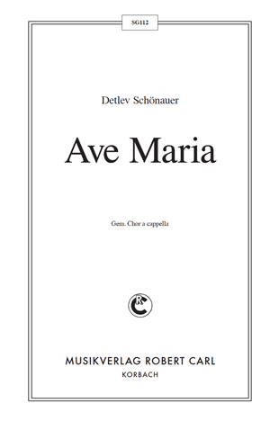 Chornoten: Ave Maria (vierstimmig)