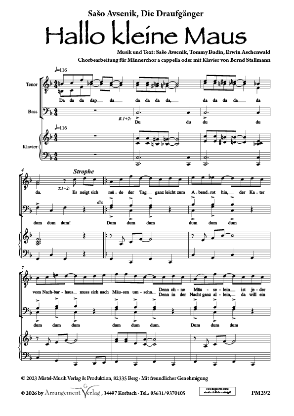 Chornoten: Hallo kleine Maus