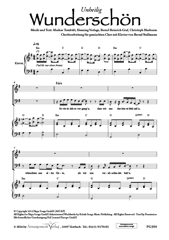 Chornoten: Wunderschön