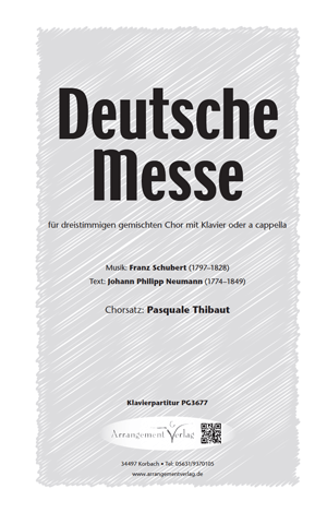 Chornoten für gemischten Chor: Deutsche Messe 