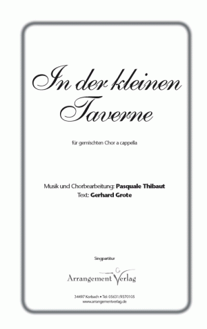 Chornoten für gemischten Chor: In der kleinen Taverne 