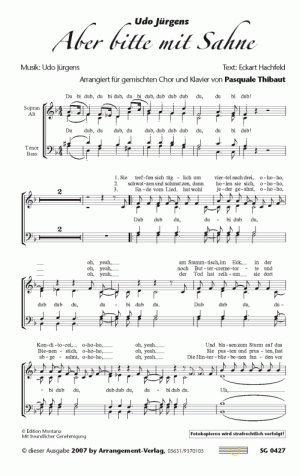 Chornoten für gemischten Chor: Aber bitte mit Sahne 