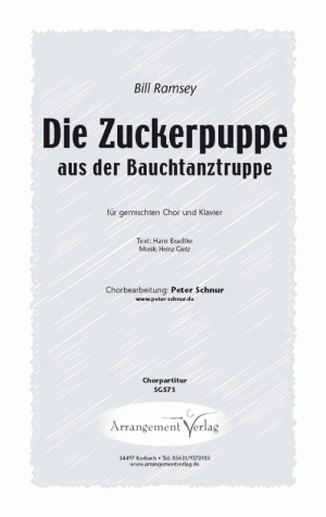 Chornoten für gemischten Chor: Die Zuckerpuppe (aus der Bauchtanztruppe) 