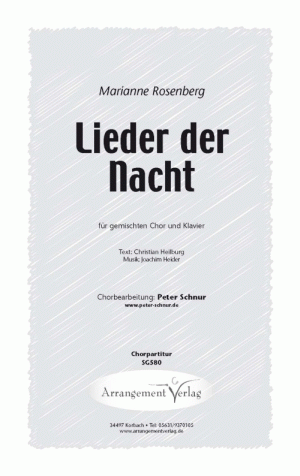 Chornoten für gemischten Chor: Lieder der Nacht 