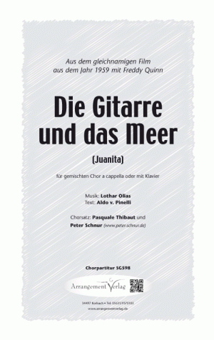 Chornoten für gemischten Chor: Die Gitarre und das Meer 