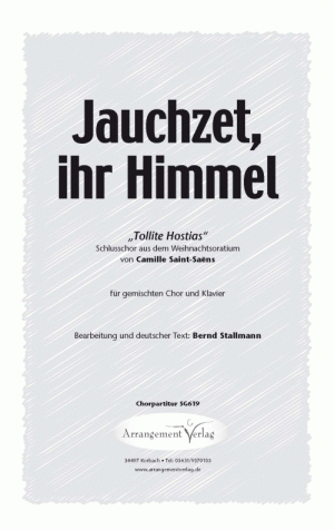 Chornoten für gemischten Chor: Jauchzet, ihr Himmel (Tollite Hostias)