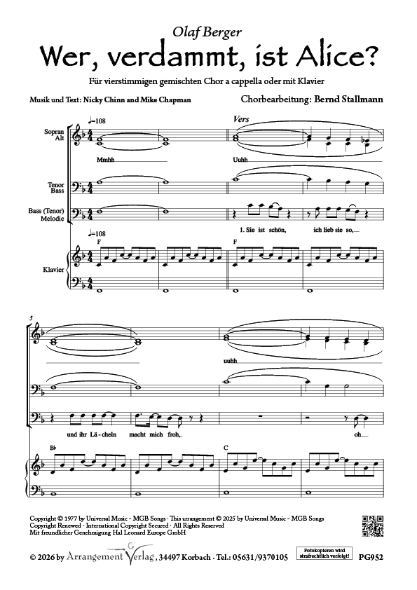 Chornoten: Wer, verdammt, ist Alice?