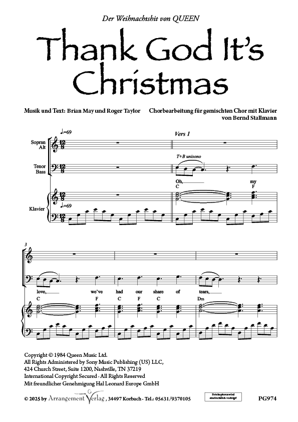 Chornoten: Thank God It’s Christmas