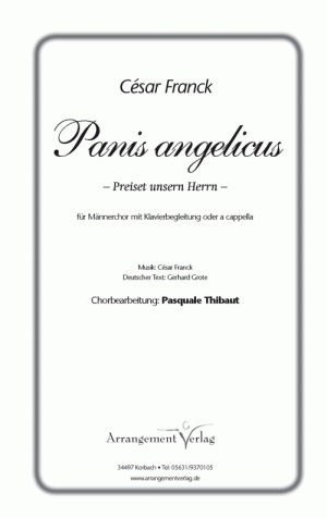 Chornoten: Panis angelicus/Preiset unsern Herrn 