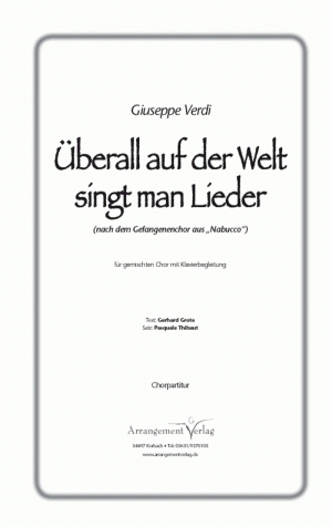 Chornoten: Überall auf der Welt singt man Lieder 