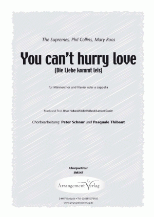 Chornoten: You can’t hurry love (vierstimmig)