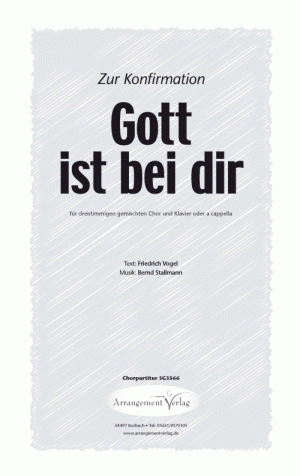 Chornoten für Männerchor: Gott ist bei dir 