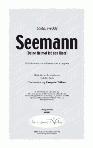 Chornoten: Seemann (Deine Heimat ist das Meer)