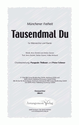 Chornoten für Männerchor: 1000mal Du 