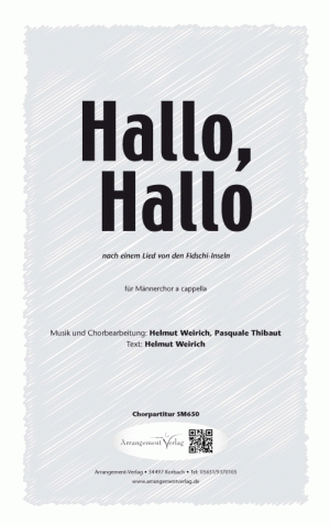 Chornoten für Männerchor: Hallo, Hallo 