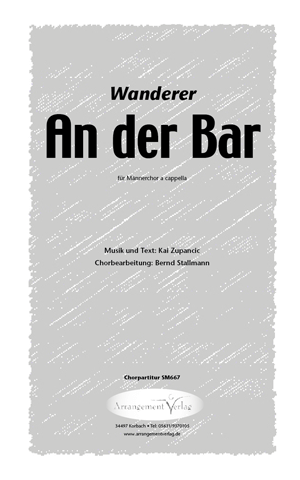 Chornoten für Männerchor: An der Bar 