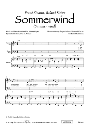 Chornoten: Sommerwind (vierstimmig)