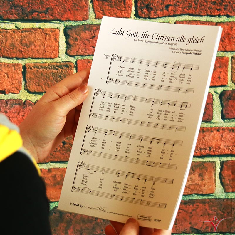 Chornoten: Lobt Gott, ihr Christen, alle gleich 