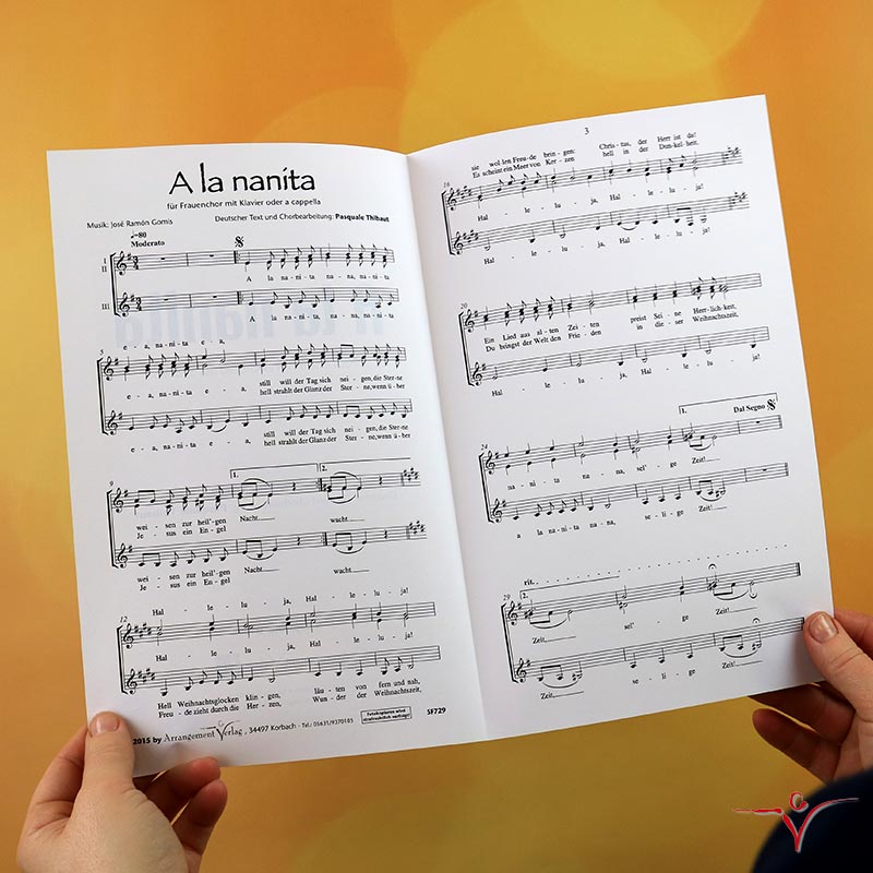 Chornoten: A la nanita (Die Sterne weisen zur Heilgen Nacht)