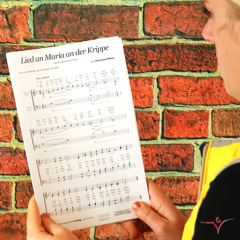Chornoten: Lied an Maria an der Krippe 