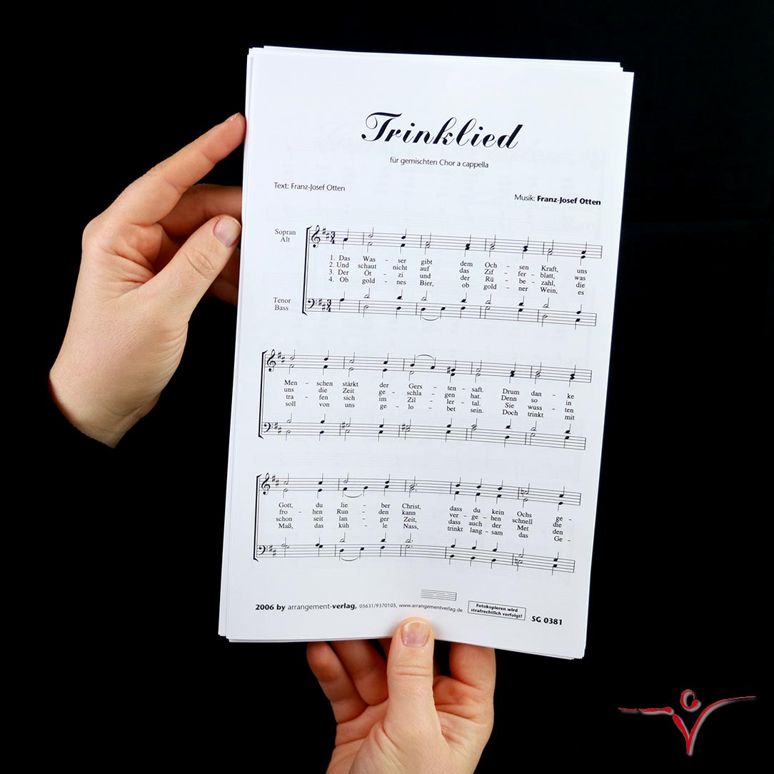 Chornoten: Trinklied (vierstimmig)