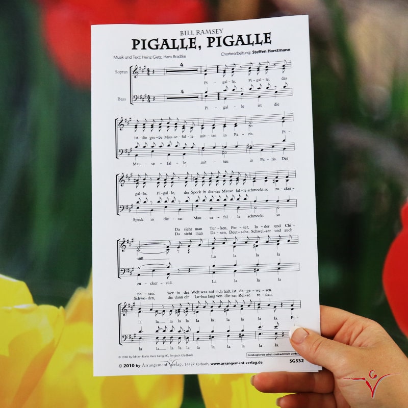 Chornoten: Pigalle, Pigalle (vierstimmig)