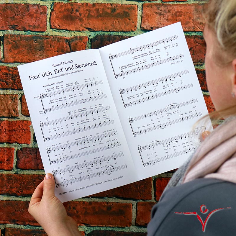 Chornoten: Freu dich, Erd und Sternenzelt (vierstimmig)