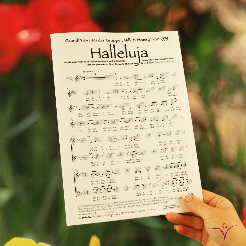 Chornoten: Halleluja (vierstimmig)