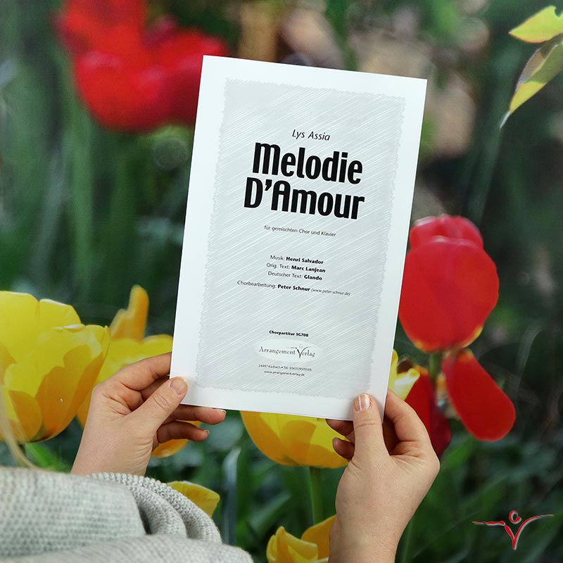 Chornoten: Melodie D’Amour (vierstimmig)