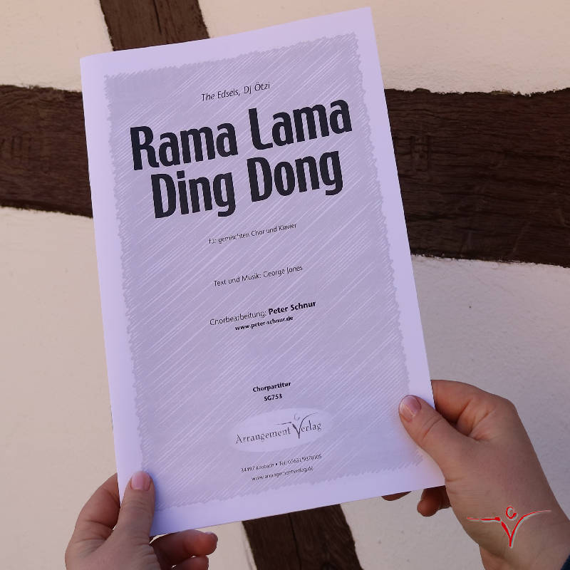 Chornoten: Rama Lama Ding Dong (vierstimmig)