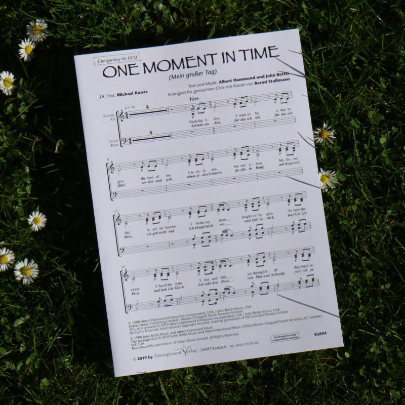 Chornoten: One moment in time / Mein großer Tag 