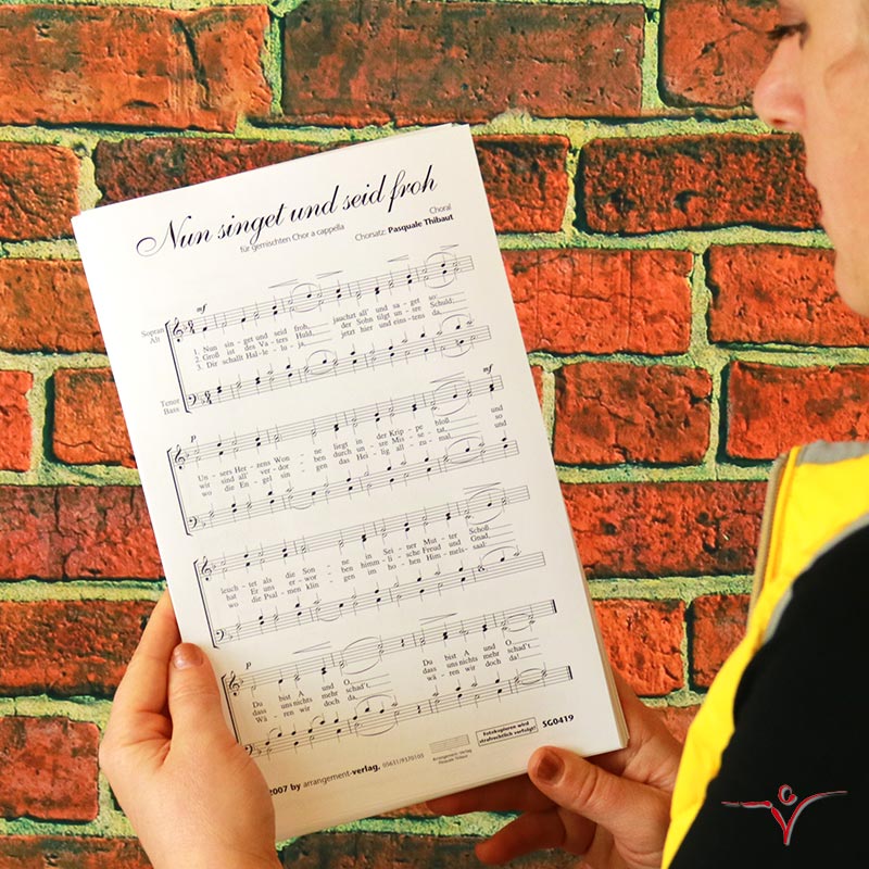 Chornoten: Nun singet und seid froh (vierstimmig)