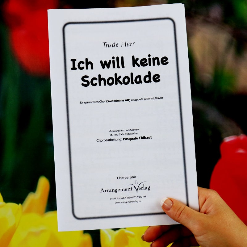 Chornoten: Ich will keinen Porsche-Turbo (vierstimmig)