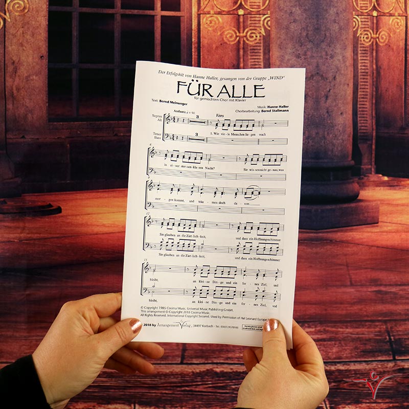Chornoten: Für alle (vierstimmig)