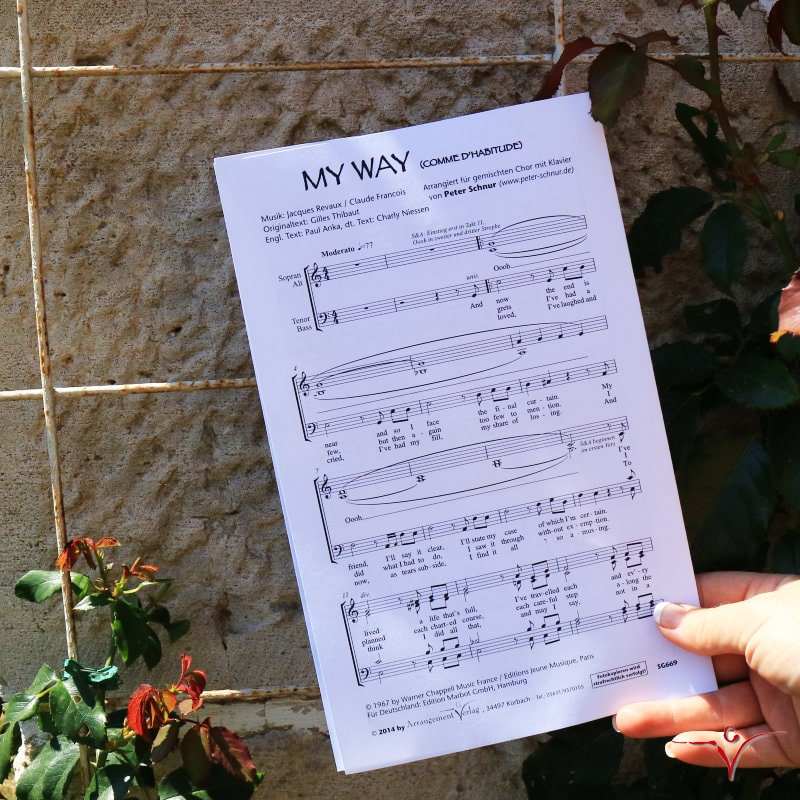 Chornoten: My Way (vierstimmig)