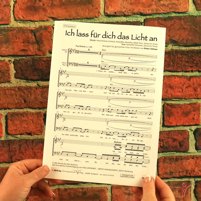 Chornoten: Ich lass für dich das Licht an 