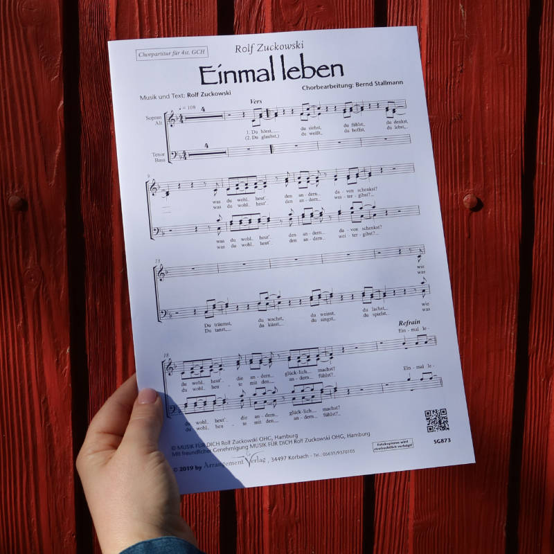 Chornoten: Einmal leben 