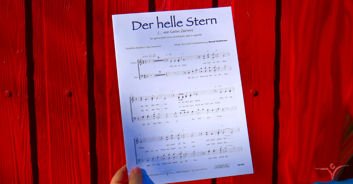 Der helle Stern | Chornoten für gemischten Chor, 4-stimmig, SATB   Klavier oder a cappella